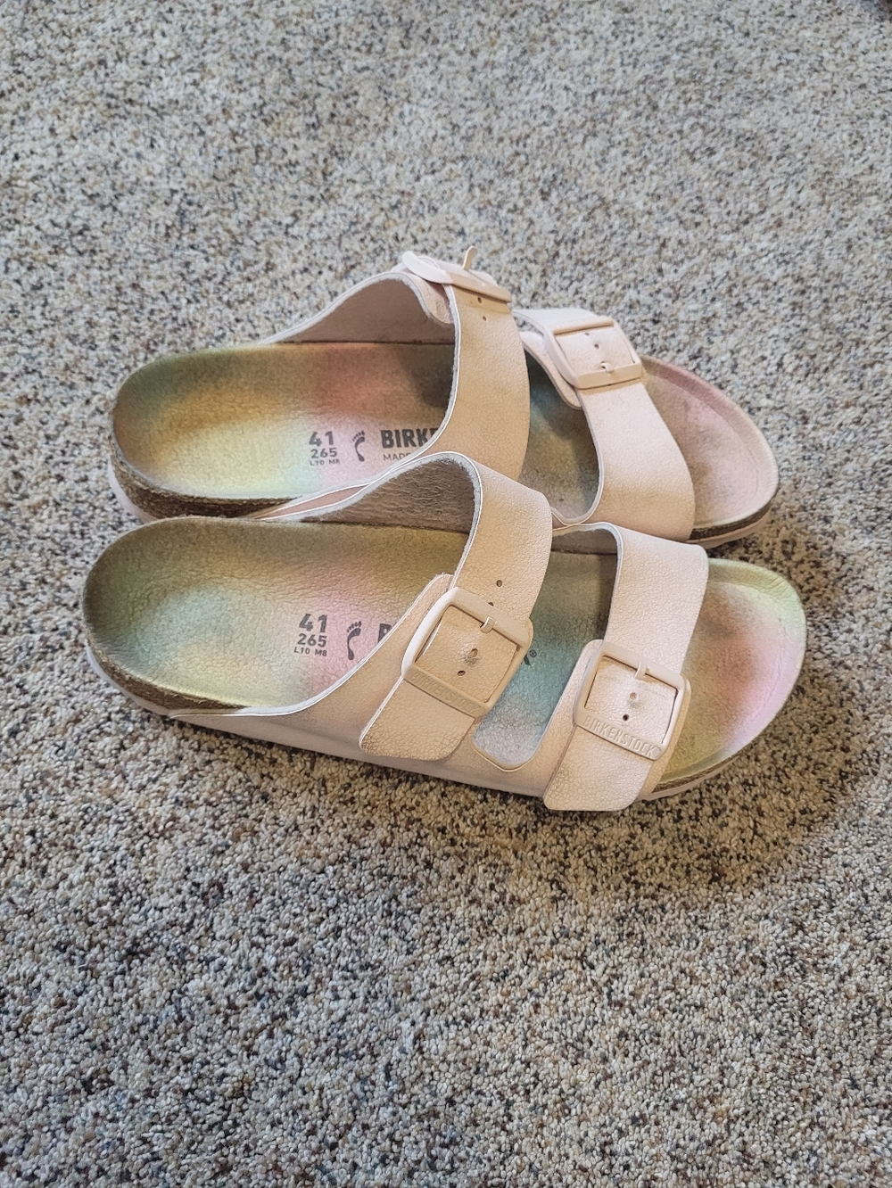Birkenstocks Womens Pink Sandals Size 41